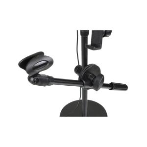 Селфи лампа кольцо 16см со штативом для блогера Selfie Ring Light с держателем микрофона