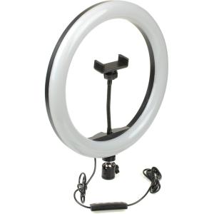 Селфи лампа кольцо 33см со штативом для блогера Selfie Ring Light с пультом на проводе