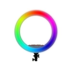 Селфи лампа кольцо 45см RGB Selfie Ring Light, пульт ДУ