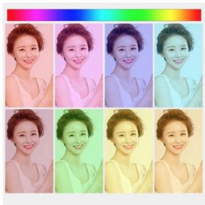 Селфи лампа RGB кольцо 30см для блогера Selfie Ring Light с пультом на проводе