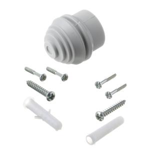 Сетевая розетка 2 поста наружная IP55, с крышкой, шторками