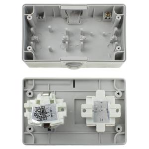 Сетевая розетка, выключатель IP44 16A, наружная