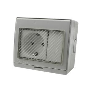 Сетевая розетка, выключатель IP55 16A, наружная