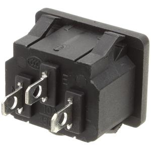 Сетевая вилка на корпус AC-015 250В 10А тип C14 на защелках