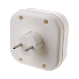 Сетевой четверник 16А б/з Navigator, квадрат