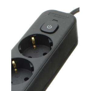 Сетевой фильтр 5 розеток 3м Intro SFE530-B черный