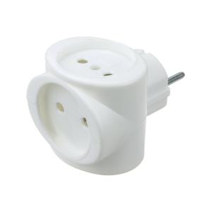 Сетевой тройник 6А ФаZa куб