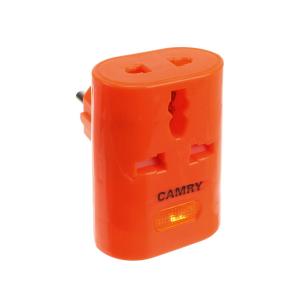 Сетевой тройник адаптер с подсветкой КМ162