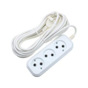 Сетевой удлинитель 3 гнезда (10 метров) 10А Б/З Jett