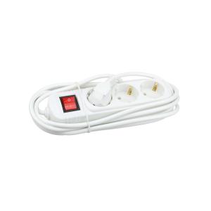 Сетевой удлинитель 3 гнезда (3 метра) 10А Спутник ВК-303