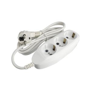 Сетевой удлинитель 3 гнезда (3 метра) 16А Jett