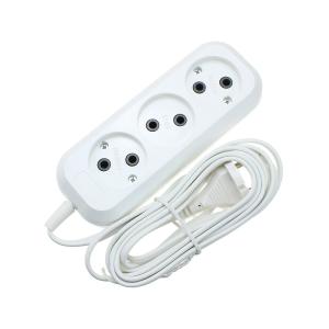 Сетевой удлинитель 3 гнезда (3 метра) 6А Б/З Jett