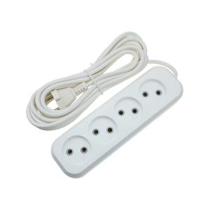 Сетевой удлинитель 4 гнезда (5 метров) 10А Б/З Jett