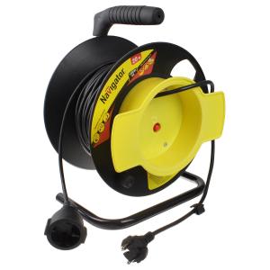 Сетевой удлинитель Navigator на катушке 1 розетка 20м 6А 