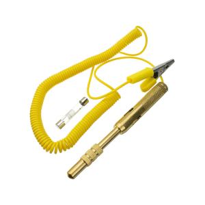 Щуп авто 6-12-24V, CNBJ85017 латунный, крокодил на витом шнуре