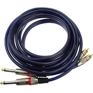 Шнур 2RCA-2J6.3 mono 3м
