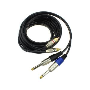 Шнур 2RCA-2J6.3 mono 3м