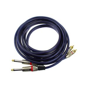 Шнур 2RCA-2J6.3 mono 3м