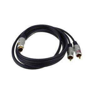 Шнур 2RCA-SVHS 1.5м LUX