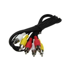 Шнур 3RCA-3RCA 1.2м APH-124c-1.2 3*D2.3мм