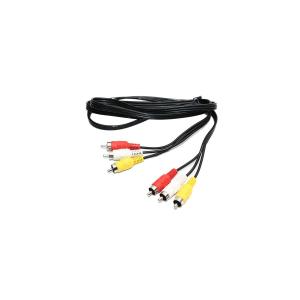 Шнур 3RCA-3RCA 1м Jett