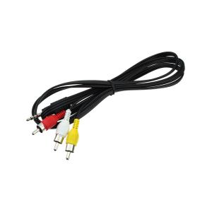 Шнур 3RCA-J3.5 1.5м TRRS для приемников GS, длинный штекер