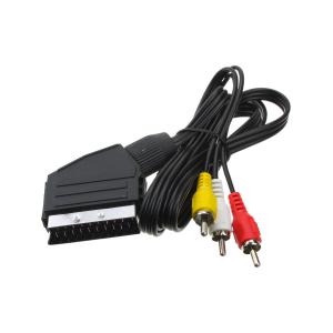 Шнур 3RCA-SCART 1м Сигнал 