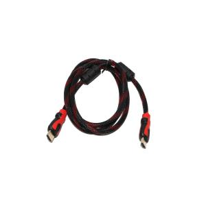 Шнур HDMI-HDMI 1.5м металл оплетка, экран, позол разъемы, 2 фильтра, пакет Gold Silk