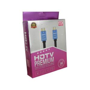Шнур HDMI-HDMI 3м 4Кх2К high speed premium