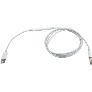 Шнур J3.5 - Lightning 8PIN 1 метр, регулировка звука