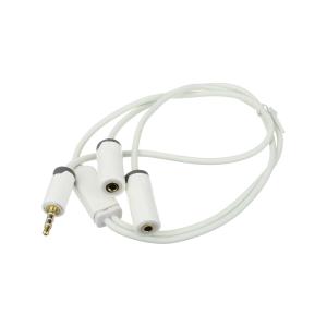 Шнур J3.5-2J3.5(G) 4PIN 0.5м белый