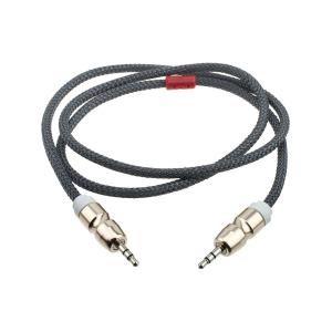 Шнур J3.5-J3.5 0,9м шнур ткань, разъем метал, цвет микс