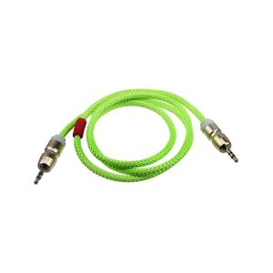 Шнур J3.5-J3.5 0,9м шнур ткань, разъем метал, цвет микс