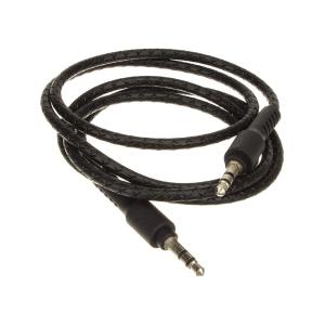 Шнур J3.5-J3.5 1.0м, оплетка кожа 