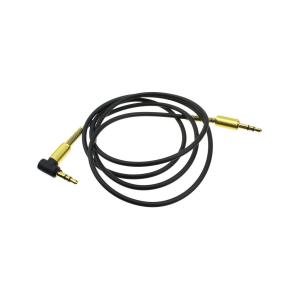 Шнур J3.5-J3.5 1.0м разъем металл один штекер угловой, на пружинке Fumiko AC1