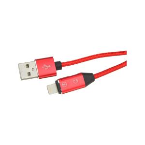 Шнур на наушники и зарядку для Iphone Lightning 1м 2,4А