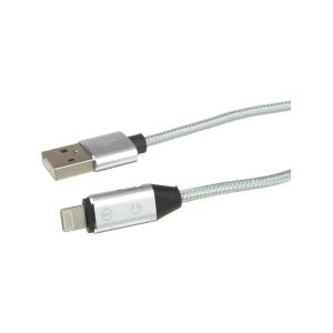 Шнур на наушники и зарядку для Iphone Lightning 1м 2,4А