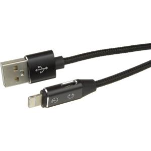 Шнур на наушники и зарядку для Iphone Lightning 1м 2,4А