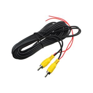 Шнур RCA-RCA 5м + Питание для видеонаблюдения
