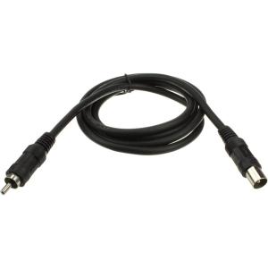 Шнур RCA-TV 1м Dendi, RF антенный для подключения приставок