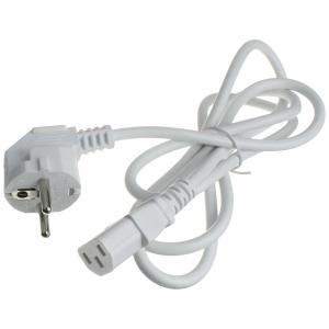 Шнур сетевой для ПК 1.5м для компьютера, белый 