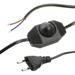 Шнур сетевой с регулятором мощности, черный