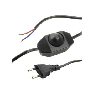 Шнур сетевой с регулятором мощности, черный