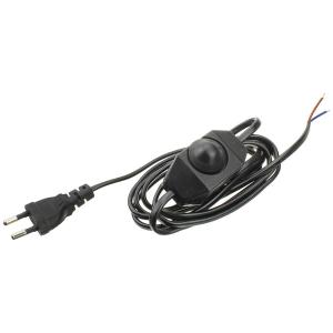 Шнур сетевой с регулятором мощности, черный