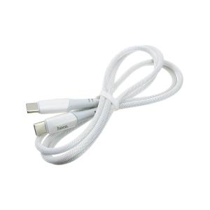 Шнур Type C - Type C 1м Hoco X70 white 60W