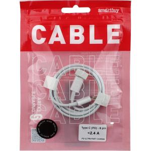 Шнур Type C дата-кабель 2.4А совместимый с iPhone 11 1м 