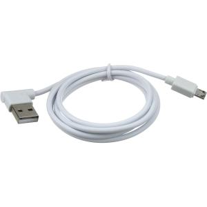 Шнур USB A-Micro-USB B (Android) 5PIN 1.2м Hoco UPM10 white угловой штекер