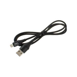 Шнур USB A-Micro-USB B (Android) 5PIN 1м Hoco X50 black 