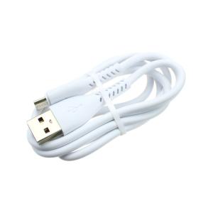 Шнур USB A-Micro-USB B (Android) 5PIN 1м OD4.0/ROHS/медь 3,5А белый, быстрая зарядка