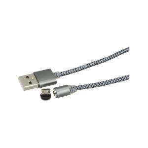 Шнур USB A-microUSB B 5PIN 1.0м магнитный 360* 